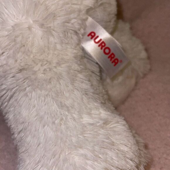 Aurora White 10” White Westie West Highland Terrier Soft plush dog doggie - Picture 5 of 8